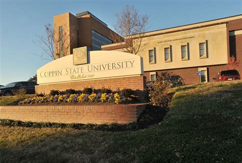 Coppin state university maryland - Coppin State University. . Back. Services. More About Coppin. Academic Information. Programs. Policies and Regulations. Undergraduate Admissions. Graduate …